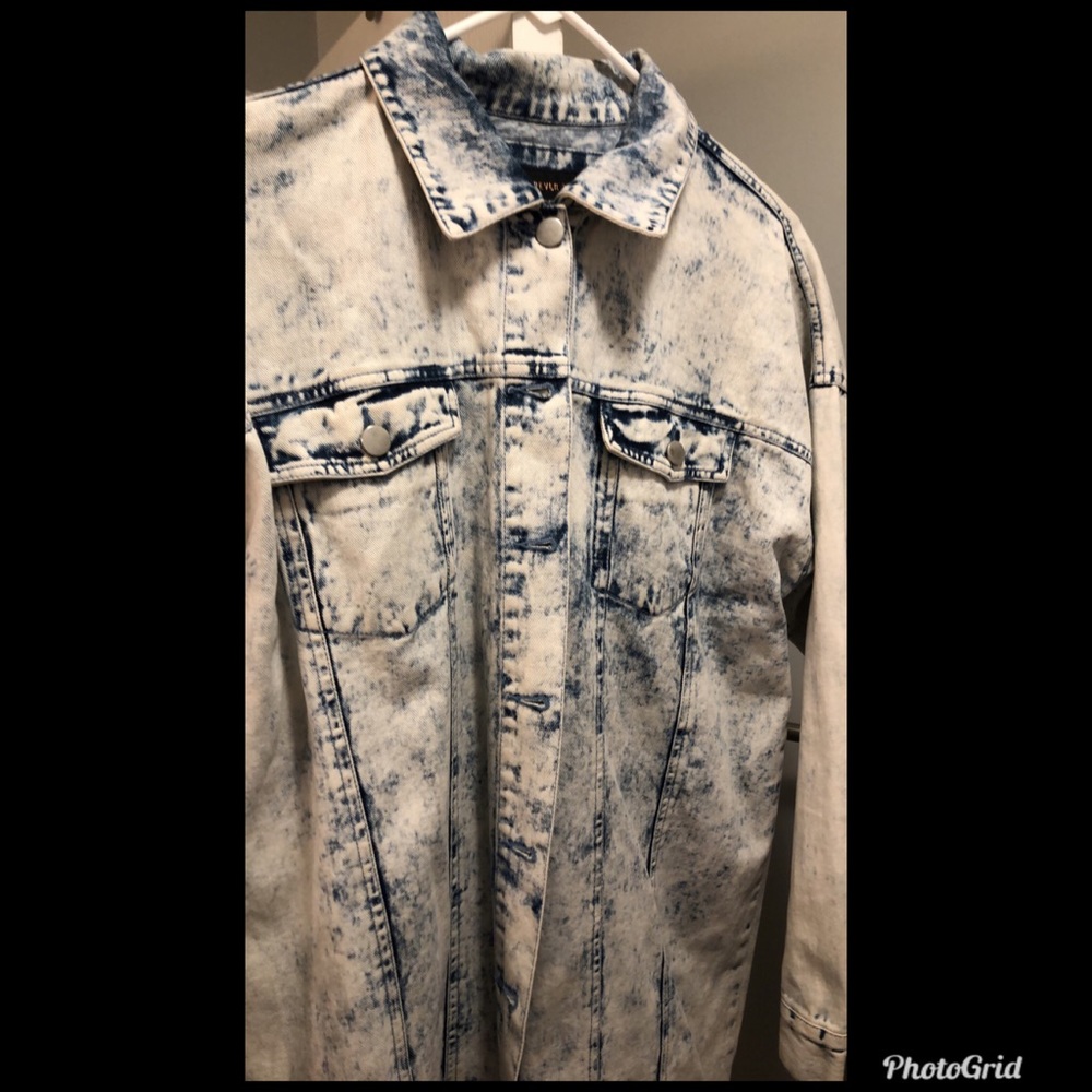 Long jean jacket